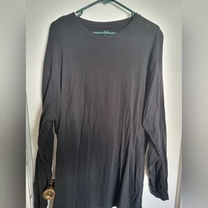 Men's Black Long Sleeve Shirt